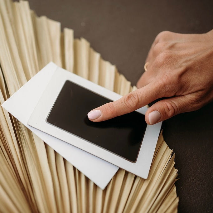 Ink pad for handprints and footprints