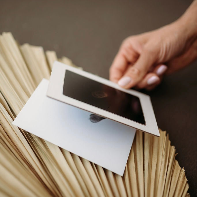 Ink pad for handprints and footprints